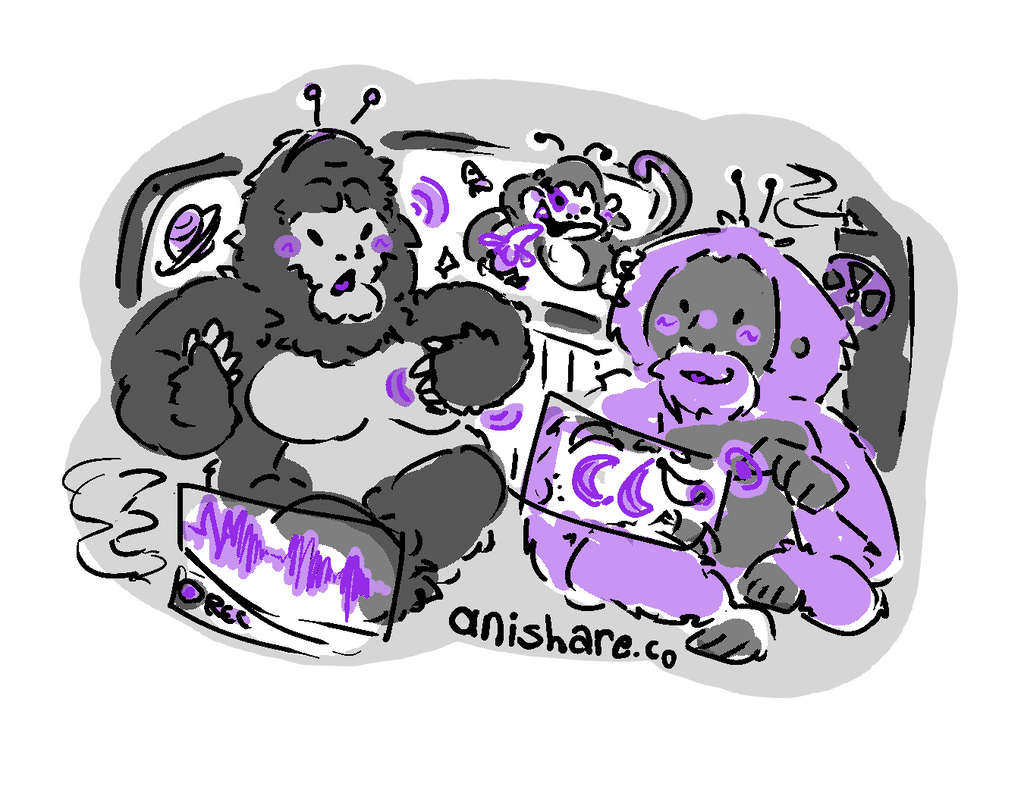 Apes Sticker