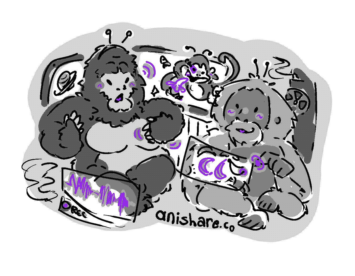 Apes Sticker